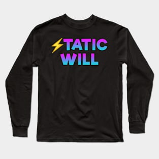 Static will Color waves Long Sleeve T-Shirt